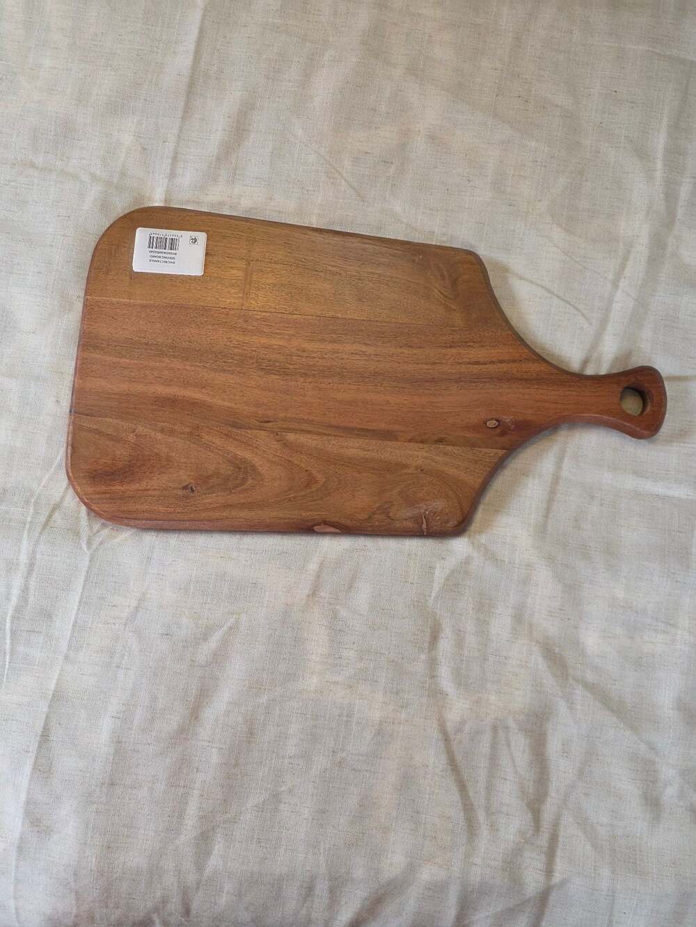 Better Homes & Gardens Acacia Wood Rectangle Serving Board with Ergonomic Handle